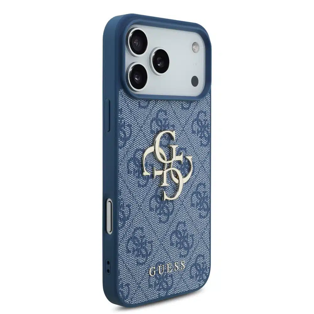 Guess-Backcover-4G-Big Metal Logo-iPhone 17 Pro Max-18 pro Max-Blauw - Afbeelding 4