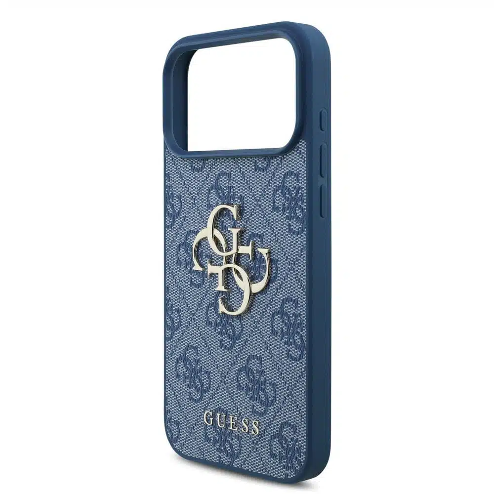 Guess-Backcover-4G-Big Metal Logo-iPhone 17 Pro Max-18 pro Max-Blauw - Afbeelding 5