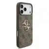 Guess iPhone 17 Pro Max Backcover hoesje - 4G - Big Metal Logo - Bruin-4