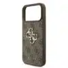 Guess iPhone 17 Pro Max Backcover hoesje - 4G - Big Metal Logo - Bruin-5