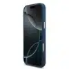 Guess iPhone 17 Pro Max Backcover hoesje - 4G - Big Metal Logo - Gold Edge - Blauw-7