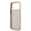 Guess iPhone 17 Pro Max Backcover hoesje - 4G - Big Metal Logo - Gold Edge - Roze-6