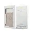 Guess iPhone 17 Pro Max Backcover hoesje - 4G - Big Metal Logo - Gold Edge - Roze-8