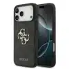 Guess iPhone 17 Pro Max Backcover hoesje - 4G - Big Metal Logo - Zwart-1