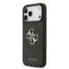 Guess iPhone 17 Pro Max Backcover hoesje - 4G - Big Metal Logo - Zwart-2