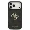 Guess iPhone 17 Pro Max Backcover hoesje - 4G - Big Metal Logo - Zwart-3