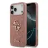 Guess iPhone 17 Pro Max Backcover hoesje - Big 4G - Fixed Glitter - Roze-1