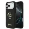 Guess iPhone 17 Pro Max Backcover hoesje - Big 4G - Fixed Glitter - Zwart-1