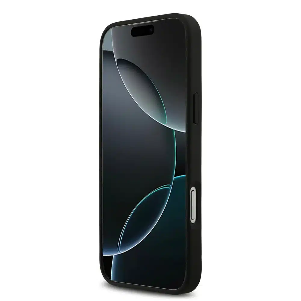 Guess iPhone 17 Pro Max Backcover hoesje - Big 4G - Fixed Glitter - Zwart-7