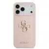 Guess iPhone 17 Pro Max Backcover hoesje - Grained - Big 4G Logo - Roze-3
