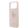 Guess iPhone 17 Pro Max Backcover hoesje - Grained - Big 4G Logo - Roze-5