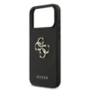 Guess iPhone 17 Pro Max Backcover hoesje - Grained - Big 4G Logo - Zwart-5