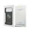 Guess iPhone 17 Pro Max Backcover hoesje - Grained - Big 4G Logo - Zwart-8