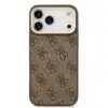 Guess-Backcover-Magsafe PU Leather-4G Classic Logo-iPhone 17 Pro Max-18 Pro Max-Bruin - Thumbnail Image 3