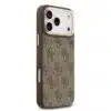 Guess-Backcover-Magsafe PU Leather-4G Classic Logo-iPhone 17 Pro Max-18 Pro Max-Bruin - Thumbnail Image 4