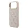 Guess iPhone 17 Pro Max Backcover hoesje - Magsafe PU Leather - 4G Classic Logo - Roze-5