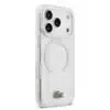 Lacoste iPhone 17 Pro Backcover hoesje - MagSafe - Frosted Finish - Wit-4