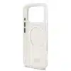 Lacoste iPhone 17 Pro Backcover hoesje - MagSafe - Frosted Finish - Wit-6