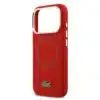 Lacoste iPhone 17 Pro Max Backcover hoesje - MagSafe - Metal Logo - Rood-5