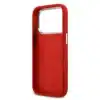 Lacoste iPhone 17 Pro Max Backcover hoesje - MagSafe - Metal Logo - Rood-6