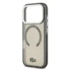 Lacoste iPhone 17 ProMax Backcover hoesje - MagSafe - Transparent Case With Frosted Finish - Grijs-5