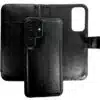 Multiple Pockets Magnetic 2 in 1 Wallet Samsung S25 Ultra-Zwart-1-Cityhoesje.nl