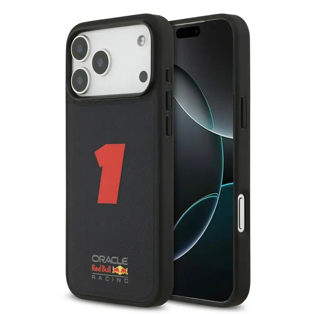 Red Bull Racing iPhone 17 Pro Max Backcover hoesje - Magsafe - Meshed - 3D Rubber Number 1 -Donker Blauw