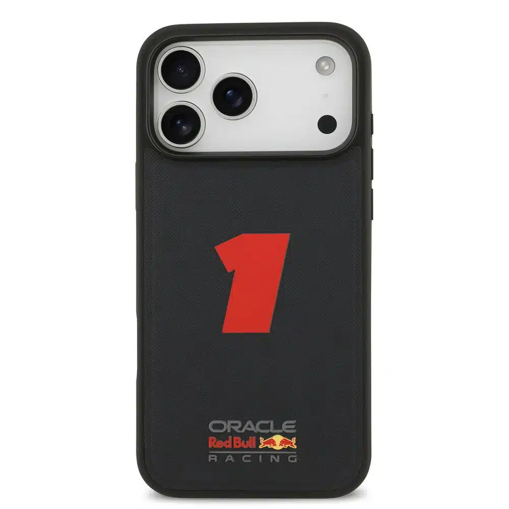Red Bull Racing iPhone 17 Pro Max Backcover hoesje - Magsafe - Meshed - 3D Rubber Number 3 -Donker Blauw