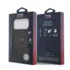 Red Bull Racing iPhone 17 Pro Max Backcover hoesje - Magsafe - Meshed PU Leather - Red Ring Logo - Donker Blauw-8