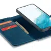 Samsung S25 FE-Casemania 2in1 Magnetic-Magsafe BookCase-Donker Blauw-4-Cityhoesje.nl