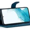 Samsung S25 FE-Casemania 2in1 Magnetic-Magsafe BookCase-Donker Blauw-6-Cityhoesje.nl