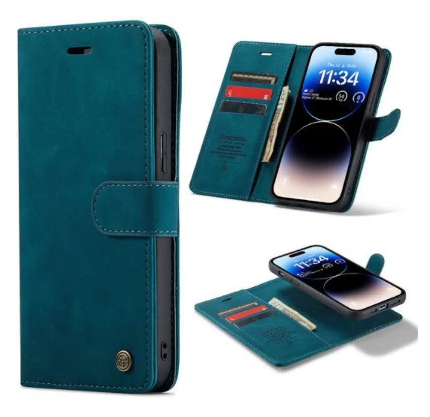 Samsung S25 FE-Casemania 2in1 Magnetic-Magsafe BookCase-Groen-1-Cityhoesje.nl