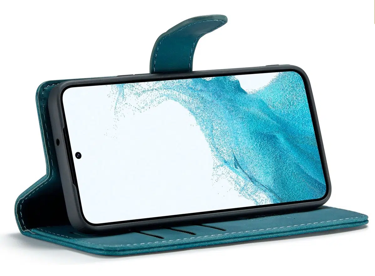 Samsung S25 FE-Casemania 2in1 Magnetic-Magsafe BookCase-Groen-6-Cityhoesje.nl