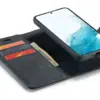 Samsung S25 FE-Casemania 2in1 Magnetic-Magsafe BookcaseCase- Zwart-4-Cityhoesje.nl