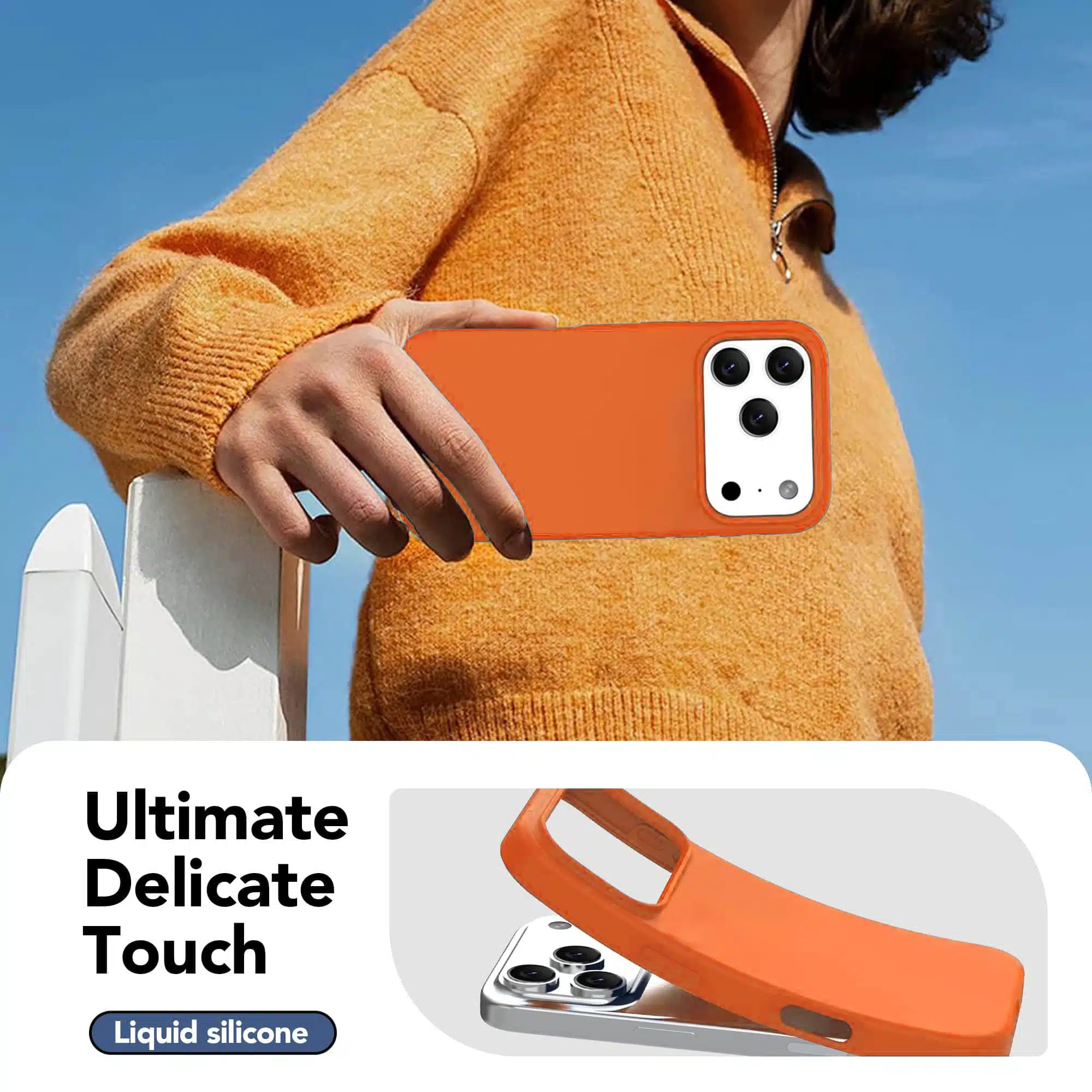 Solidenz-Backcover-iPhone 17 Pro-18 Pro-MagSafe-Oranje - Afbeelding 4