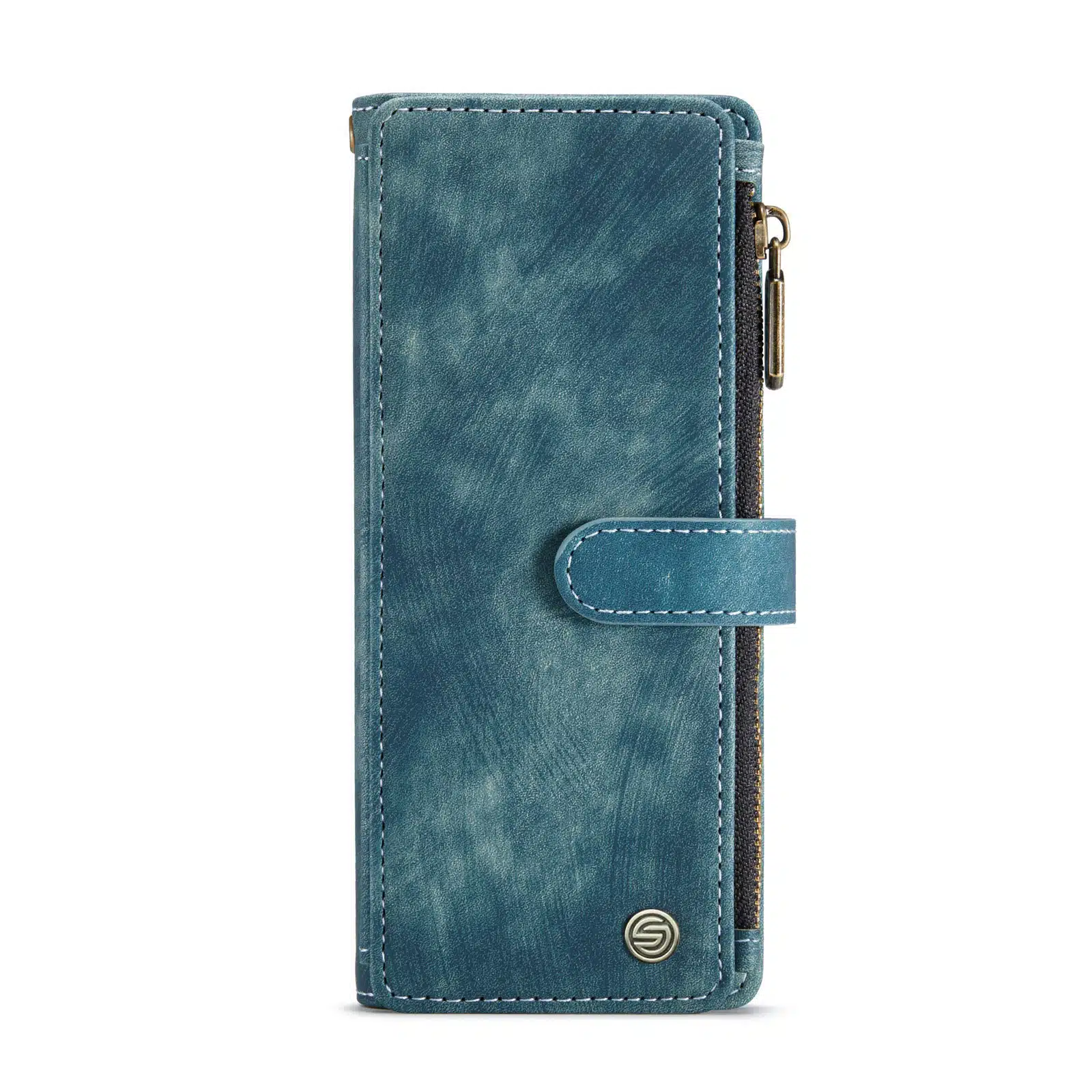 Solidenz - Wallet Bookcase 2 in 1 - Geschikt voor Samsung Z Fold 7 - Blauw - Afbeelding 2