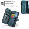 Solidenz - Wallet Bookcase 2 in 1 - Geschikt voor Samsung Z Fold 7 - Blauw - Thumbnail Image 4