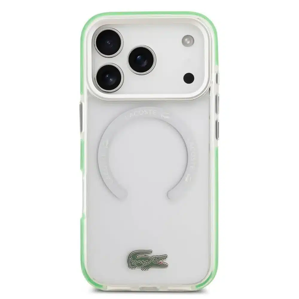 Lacoste-Backcover-iPhone 17 Pro Max-18 Pro Max-Magsafe-Transparant - Afbeelding 3