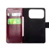 Cityhoesje-2in1-Bookcase-iPhone 17 Pro-18 Pro-Leren-Bordeaux - Thumbnail Image 4