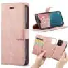 Cityhoesje-Bookcase-iPhone 16-2 in 1-Roze - Thumbnail Image 1