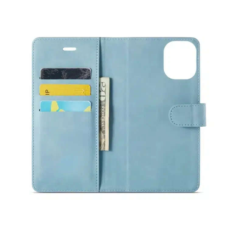Cityhoesje-Bookcase-iPhone 16-2 in 1-Light Blauw - Afbeelding 2