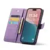 Cityhoesje-Bookcase-iPhone 16-2 in 1-Paars - Thumbnail Image 2