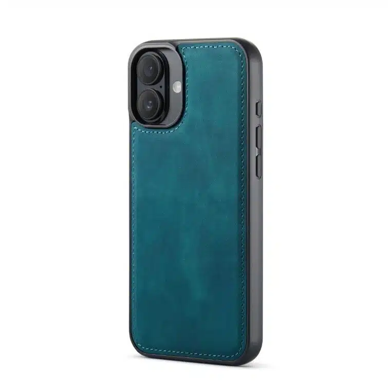 Cityhoesje-Bookcase-iPhone 16-2 in 1-Groen - Afbeelding 6