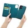 Cityhoesje-Bookcase-iPhone 16-2 in 1-Groen - Thumbnail Image 5