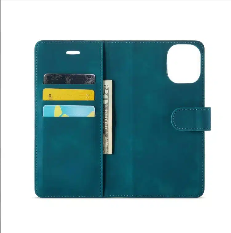 Cityhoesje-Bookcase-iPhone 16-2 in 1-Groen - Afbeelding 2