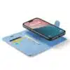 Cityhoesje-Bookcase-iPhone 16-2 in 1-Blauw - Thumbnail Image 4