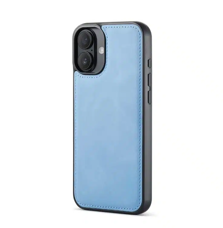Cityhoesje-Bookcase-iPhone 16-2 in 1-Blauw - Afbeelding 3