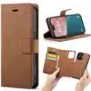 Cityhoesje-Bookcase-iPhone 16-2 in 1-Bruin - Thumbnail Image 1