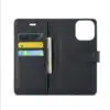 Cityhoesje-Bookcase-iPhone 16 Pro Max-2 in 1-Zwart - Thumbnail Image 3