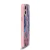 Casemania-iphone 17-Backcover-Blauw Roze -Marmer Glitter-4